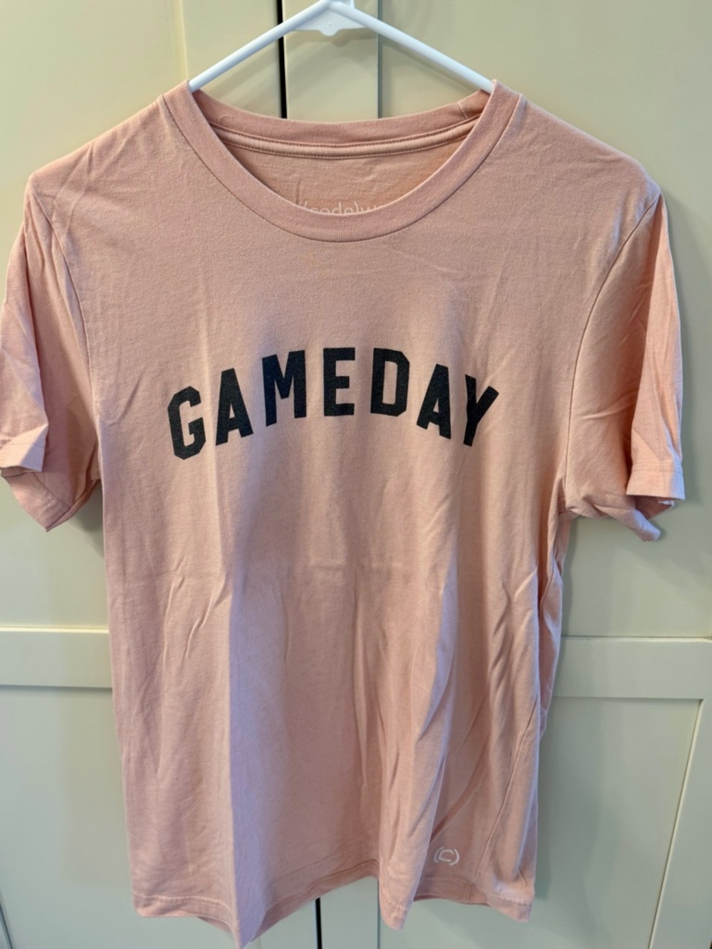 GAMEDAY Short Sleeve Tee in Light Pink by [Brand]